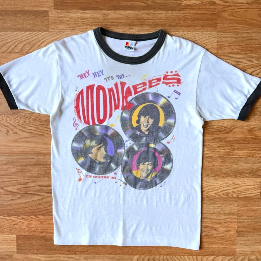 Vintage Hey It’s The Monkees 1986 Tour T-Shirt